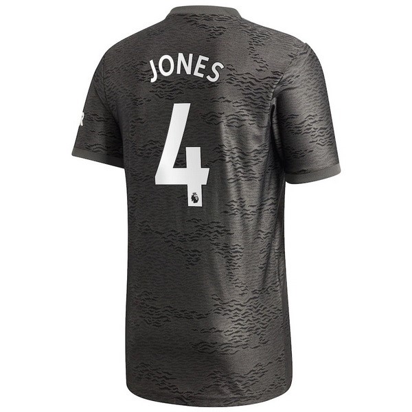 Maillot Football Manchester United NO.4 Jones Exterieur 2020-21 Noir